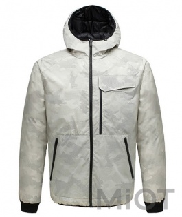 Двостороння куртка Xiaomi Uleemark double-sided wear men's down jacket White-Black XXL